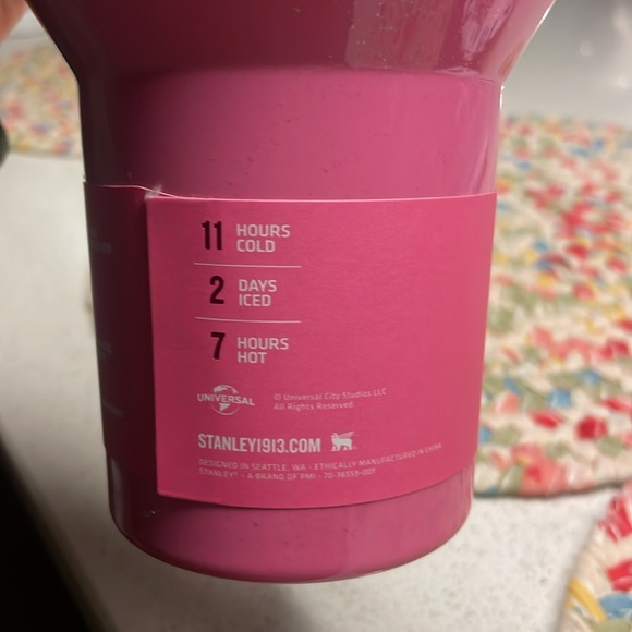 Limited Edition Pink Wicked Flowstate Quencher H2.O Stanley Tumbler - Picture 6 of 6